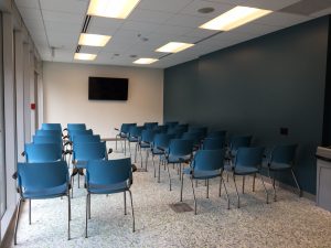 The Rose Room is a great breakout space for up to 40 people.
