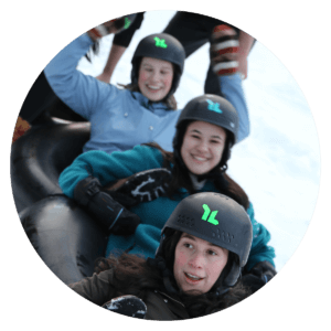 Winter Snow Tubing