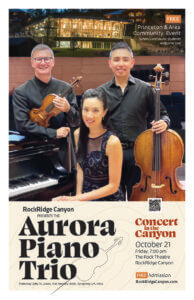 Aurora Piano Trio at RockRidge Canyon