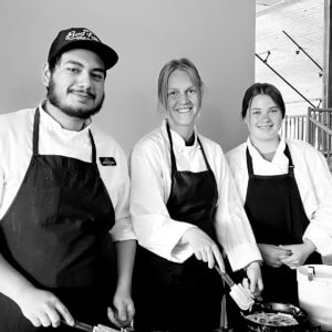 Josh chef kitchen Jenna Emma