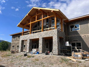 Lake side deck Leadership Lodge