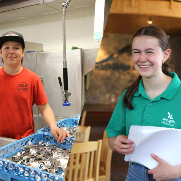 Work Crew Dish Pits and Dining Room Young Life Camp Canada