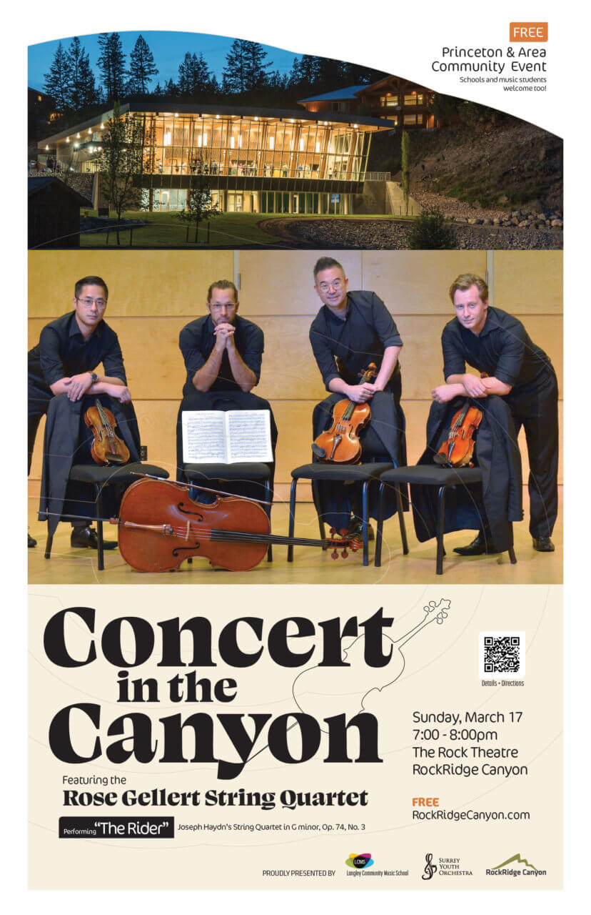 Rose Gellert Quartet Concert in the Canyon