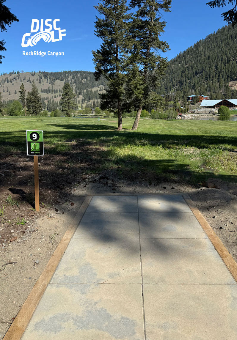 Disc golf course Princeton BC Canada