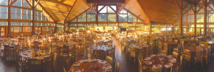 Spectacular Dining Room at RockRidge Canyon Camp with seating for 400 - 500