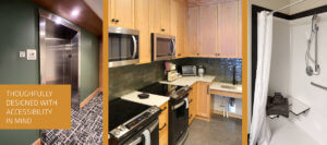ACCESSIBILITY features in Ashnola Retreat lodge