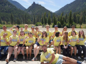 Summer Staff volunteers at RockRidge Canyon Summer Camp in BC