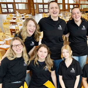 Dining Room Volunteers at RockRidge Canyon Retreat Centre