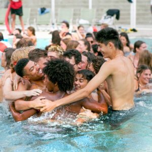 Pool at RockRidge Canyon Young Life Camp Canada