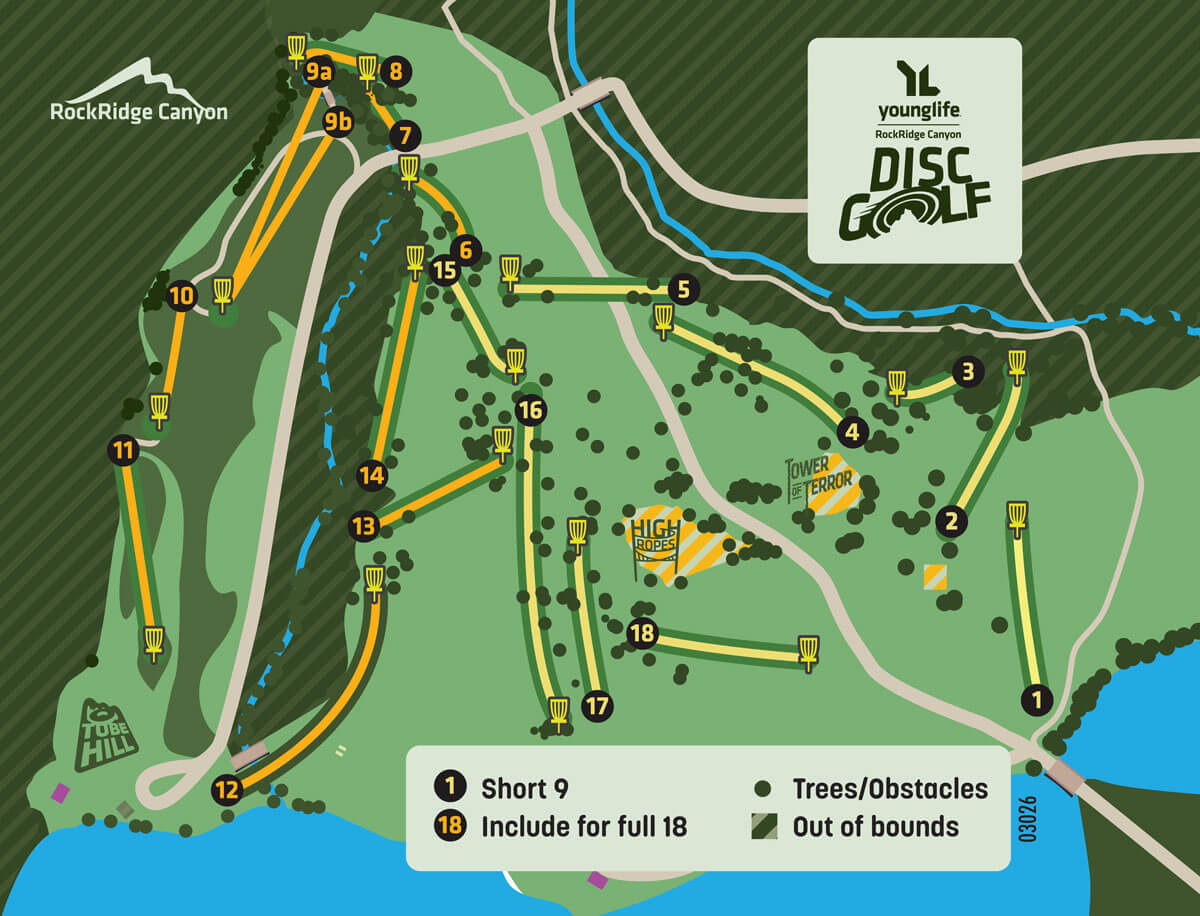 Disc Golf Course at RockRidge Canyon Retreat Centre Princeton BC